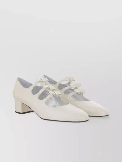 Carel Paris Kinette Leather Mary Jane Pumps In Beige