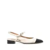 Carel Paris Beige Slingback Pumps