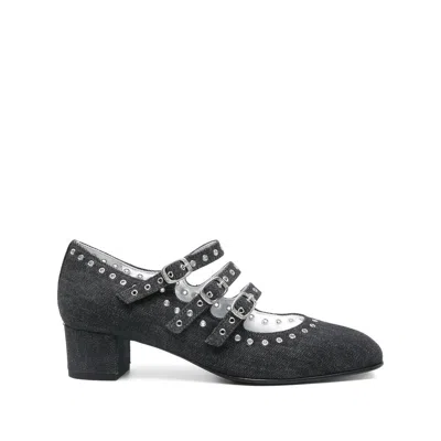 Carel Paris Leather Pumps In Green