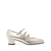 Carel Paris Ariana 45 Kina Mary-jane Pumps In Laminated Leather
