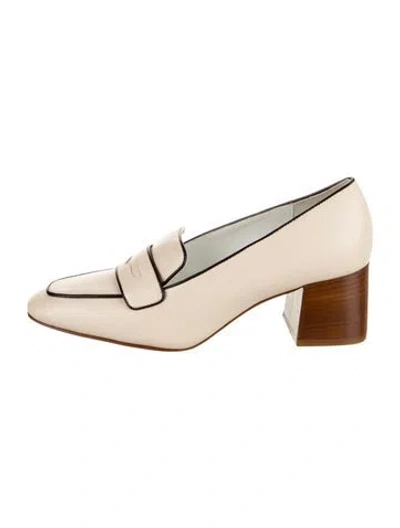 Pre-owned Carel Paris Leather Pumps In Neutral