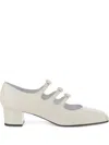 Carel Paris Kinette Leather Mary Jane Pumps In Neutrals