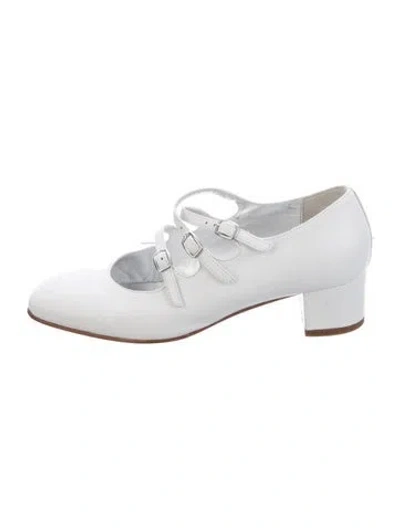 Pre-owned Carel Paris Leather Pumps In White