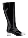 Carel Paris Side Zipper Boots In Black
