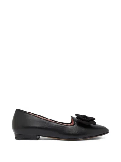 Carel Paris Marquis Bow-detail Ballet Flats In Black