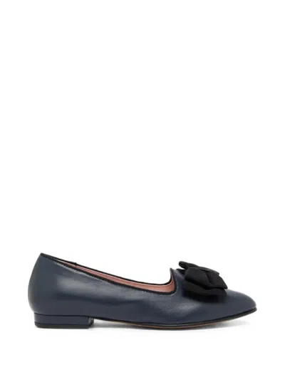 Carel Paris Marquis Bow-detail Ballet Flats In Blue