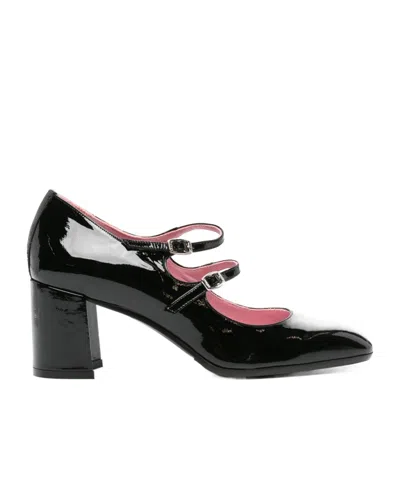 Carel Paris Logo Buckle High Heels In Black