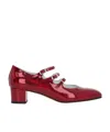 Carel Paris 'kira 24 Reflex' Red Pumps With Straps In Red