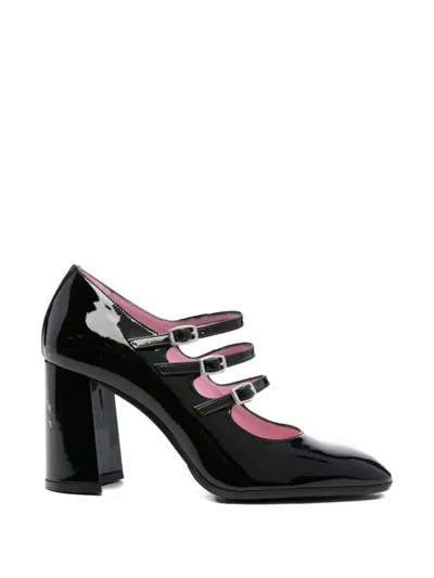 Carel Paris Mary Jane Leather Pumps In Black