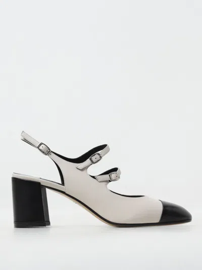 Carel Paris T-strap Mary Jane Square Heel Pumps In Multi