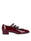 Carel Paris 20mm Ariana Mary Jane Pumps In Burgundy
