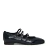 Shop Carel Paris Mary Jane Vernice Blue Tacco 20 Mm In Black