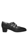 Carel Paris Woman Pumps Black Size 8 Textile Fibers In Black