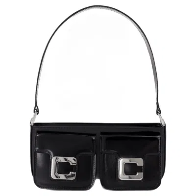 CAREL PARIS MIMI SHOULDER BAG - CAREL - LEATHER - BLACK