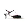 Carel Paris Pointed Toe Slingback Shoes In Black