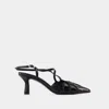 Carel Paris Neri Sandals - Carel - Leather - Black In Black