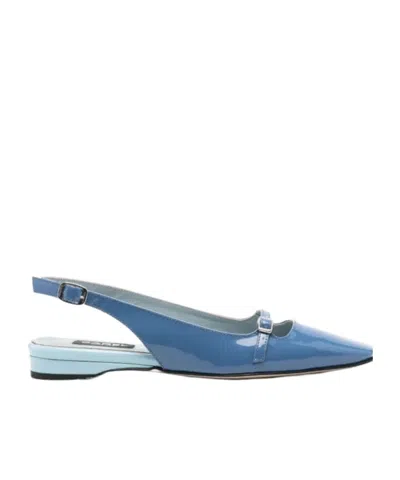 Carel Paris Ninon Ballet Flats In Blue