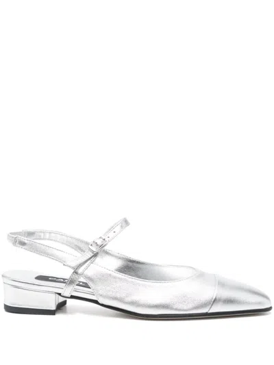 Carel Paris Oceano Ballerinas In Bi-silver Calf