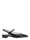 Carel Paris 'oceano' Black Slingback Ballet Shoes