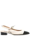 Carel Paris Oceano Two-tone Leather Slingback In Blue