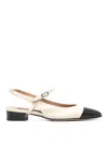Carel Paris Leather Oceano Slingback Sandals 20 In Beige