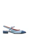 Carel Paris Oceano Slingback Ballets In Blue