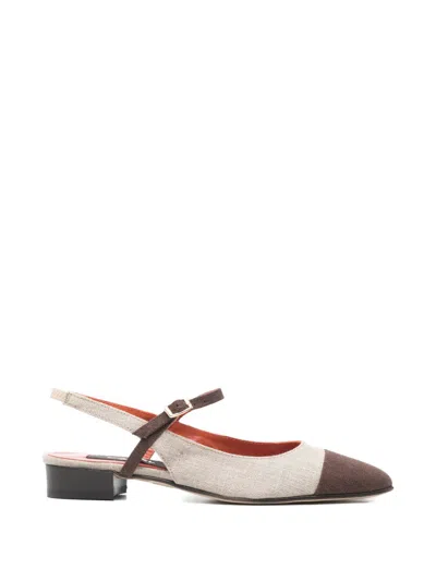 Carel Paris Oceano Slingback Ballets In White