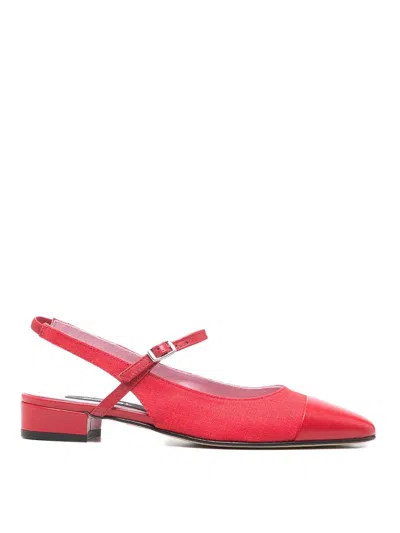 Carel Paris Oceano Slingback Ballets In Blue