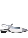 Carel Paris Oceano Slingback Flats In White