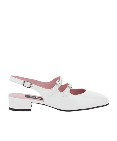 CAREL PARIS OPEN-HEELED BUCKLES SANDALS