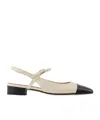 Carel Paris Open-heeled Flats In Nude