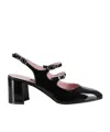 Carel Paris Banana Patent Leather Slingback Pumps In Black