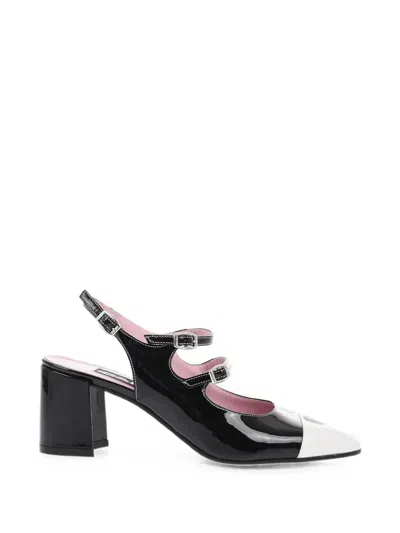 Carel Paris Papaya Patent-leather Mary Jane Pumps In Black