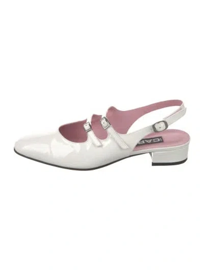 Pre-owned Carel Paris Patent Leather Mary Jane Flats In Multi