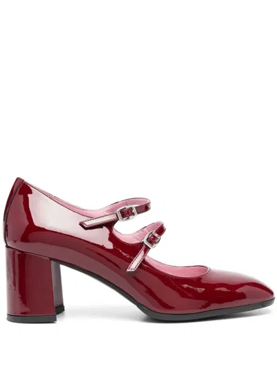 Carel Paris Patent Leather Mary Jane Pumps In Red