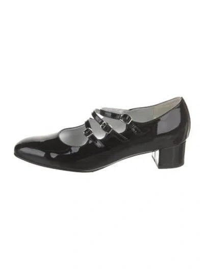 Pre-owned Carel Paris Patent Leather Pumps In Black