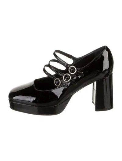 Pre-owned Carel Paris Patent Leather Pumps In Black