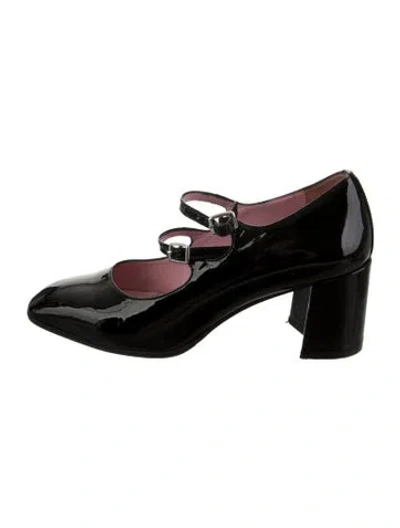 Pre-owned Carel Paris Patent Leather Pumps In Black