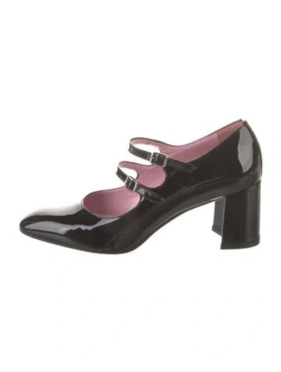 Pre-owned Carel Paris Patent Leather Pumps In Black