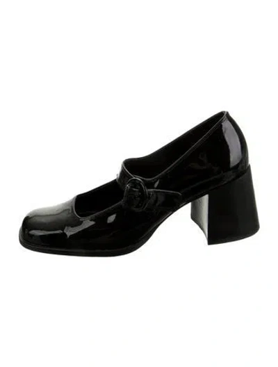 Pre-owned Carel Paris Patent Leather Pumps In Black