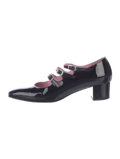 Pre-owned Carel Paris Patent Leather Pumps In Black