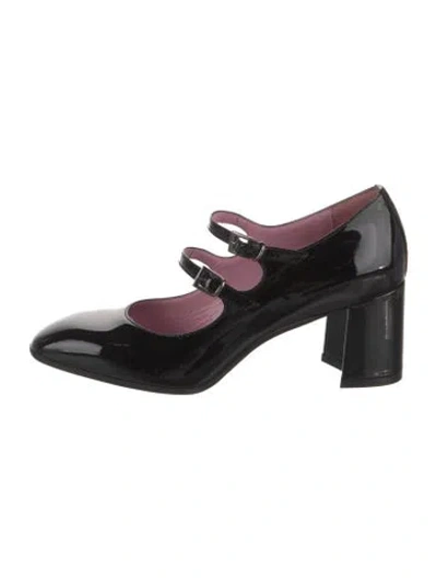 Pre-owned Carel Paris Patent Leather Pumps In Black
