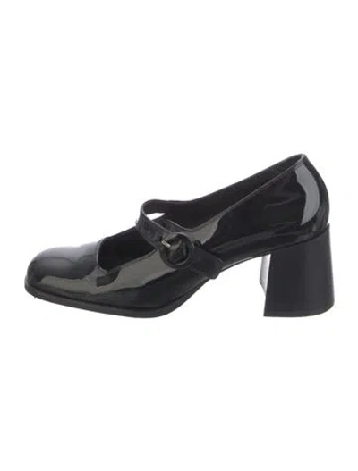 Pre-owned Carel Paris Patent Leather Pumps In Black