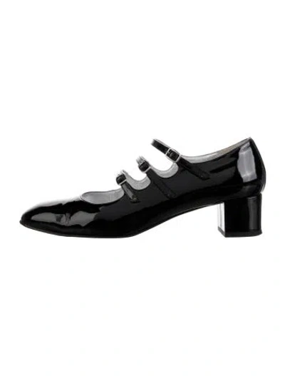 Pre-owned Carel Paris Patent Leather Pumps In Black