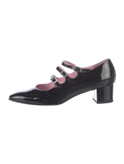 Pre-owned Carel Paris Patent Leather Pumps In Black