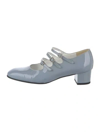 Pre-owned Carel Paris Patent Leather Pumps In Blue