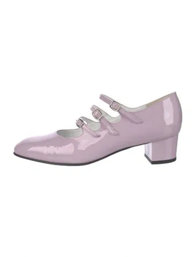 Pre-owned Carel Paris Patent Leather Pumps In Purple