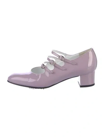 Pre-owned Carel Paris Patent Leather Pumps In Purple