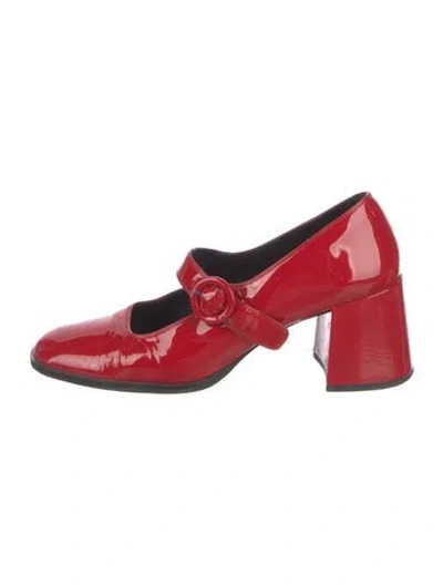 Pre-owned Carel Paris Patent Leather Pumps In Red