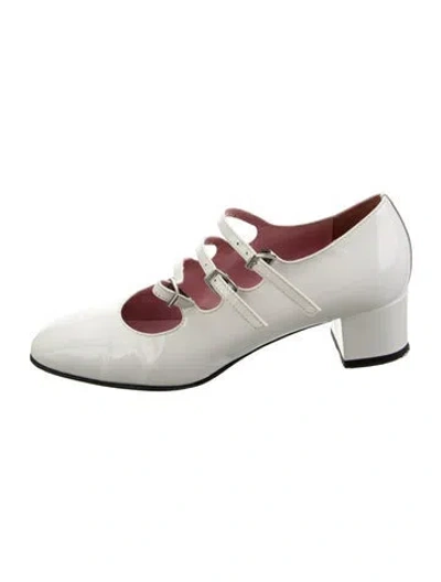 Pre-owned Carel Paris Patent Leather Pumps In Silver